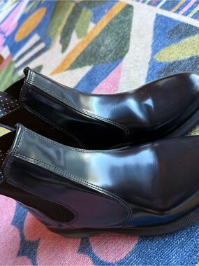Dr. Martens Black Flora Ankle Boots